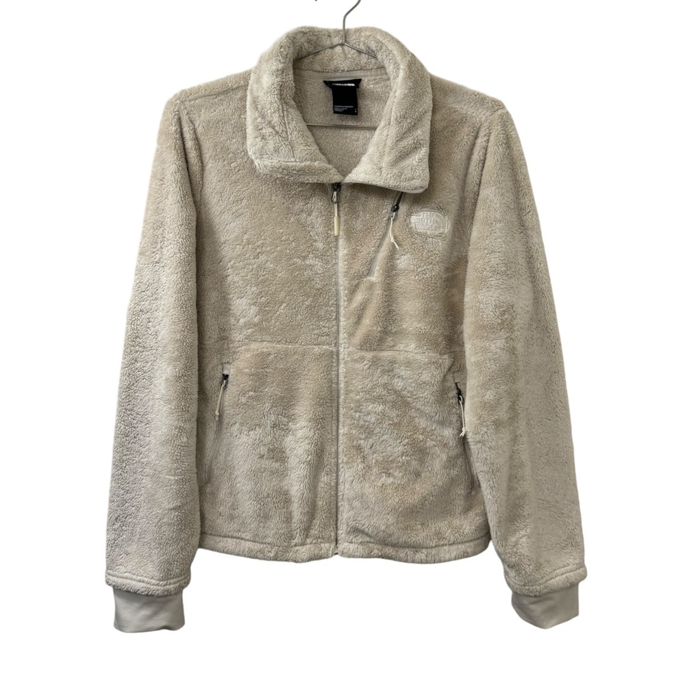 The North Face Osito Flow Jacket Furry Warm Cream White Woman’s Large